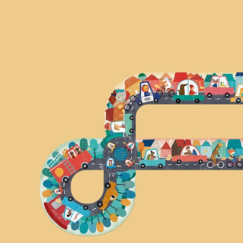 puzzle y juego de coches